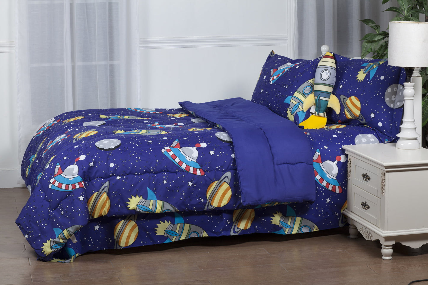 6pc Twin Comforter in a Bag Soft Bedding Set-Varying Prints/Styles