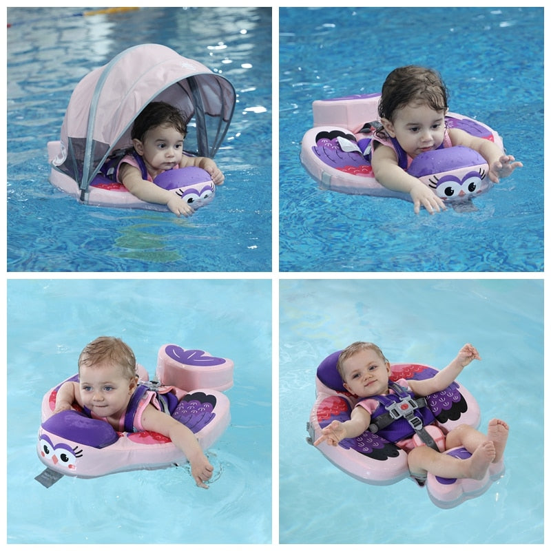 Baby Float With Roof Swimming Ring