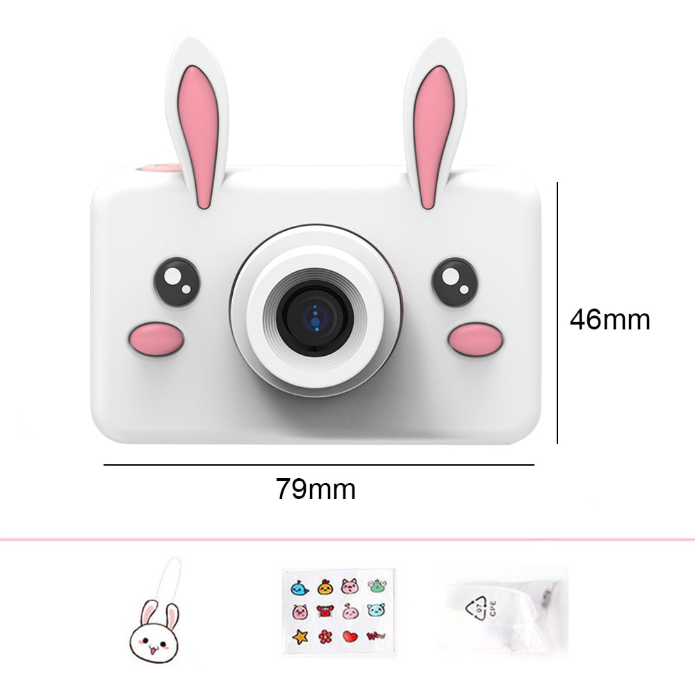 Mini Digital Camera-Multifunctional, USB Cable, 6 Animal Choices