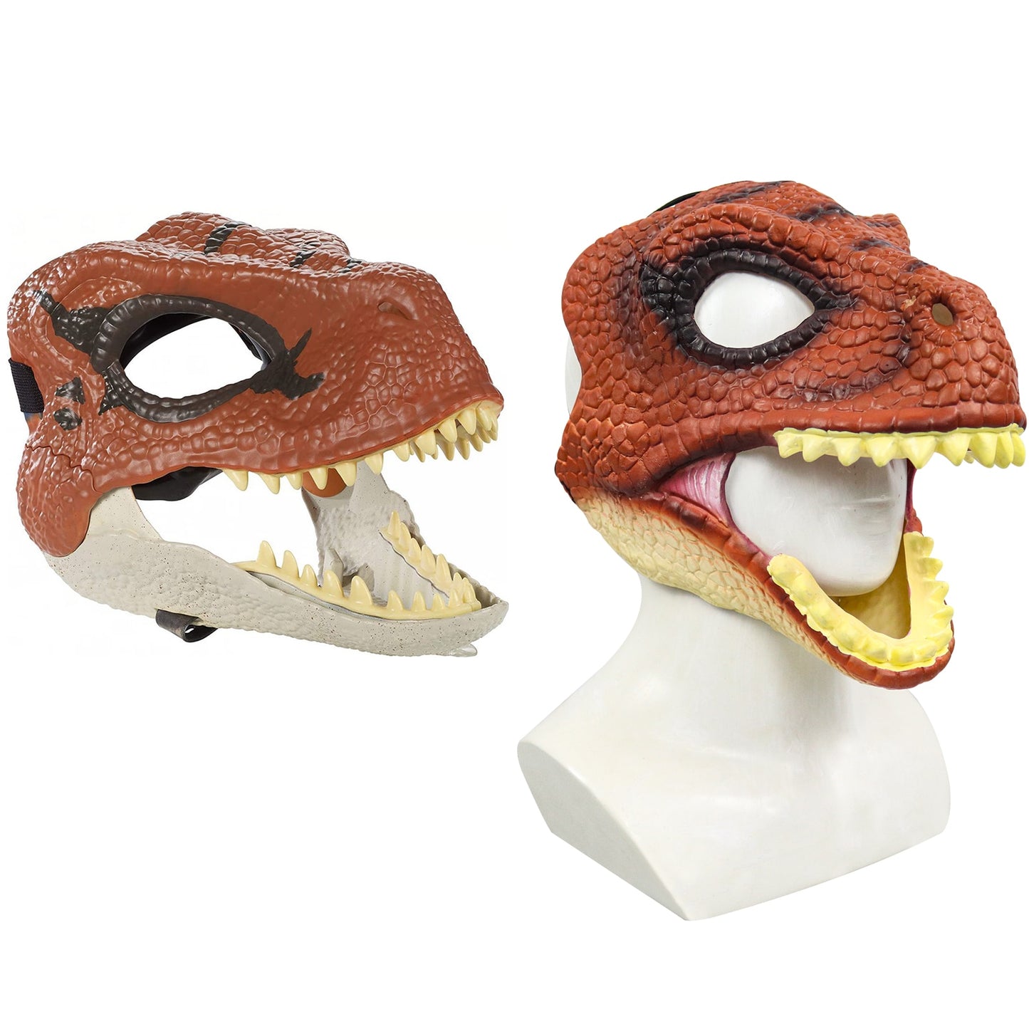 Dinosaur Mask-Open Mouth-Latex Horror Headgear