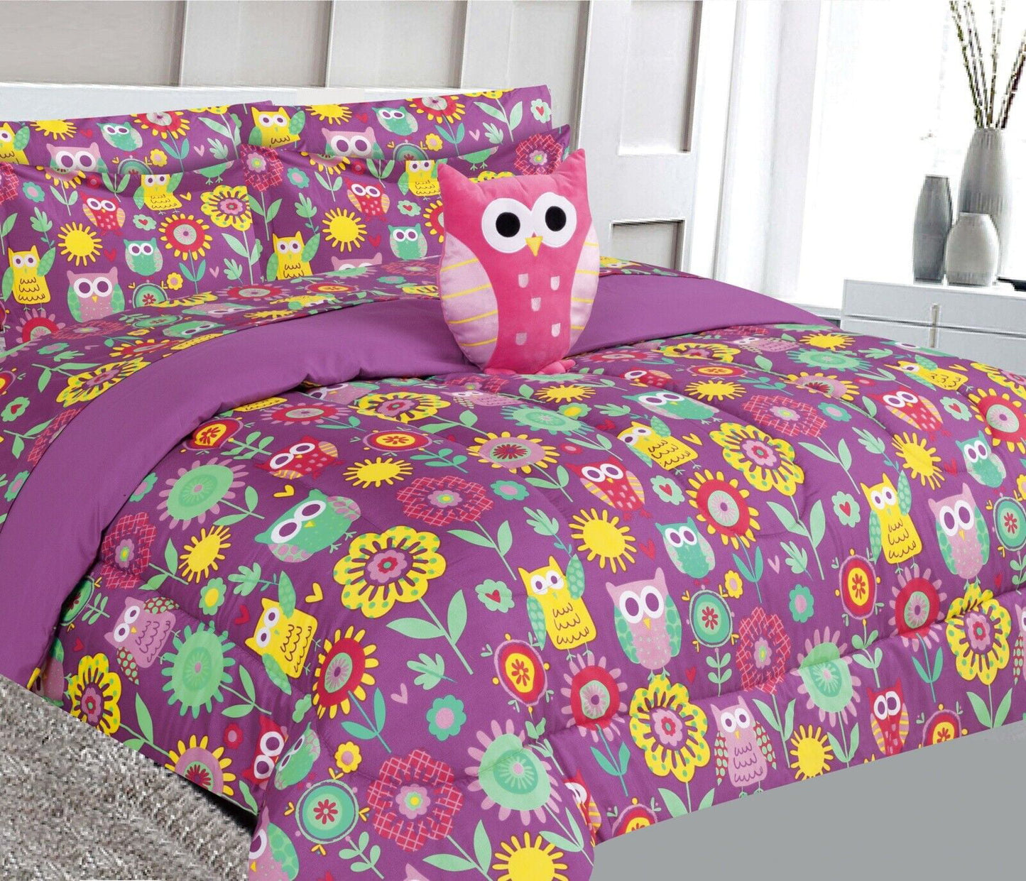 6pc Twin Comforter in a Bag Soft Bedding Set-Varying Prints/Styles