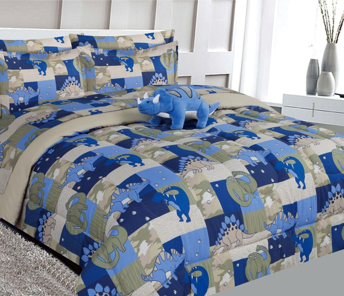 6pc Twin Comforter in a Bag Soft Bedding Set-Varying Prints/Styles