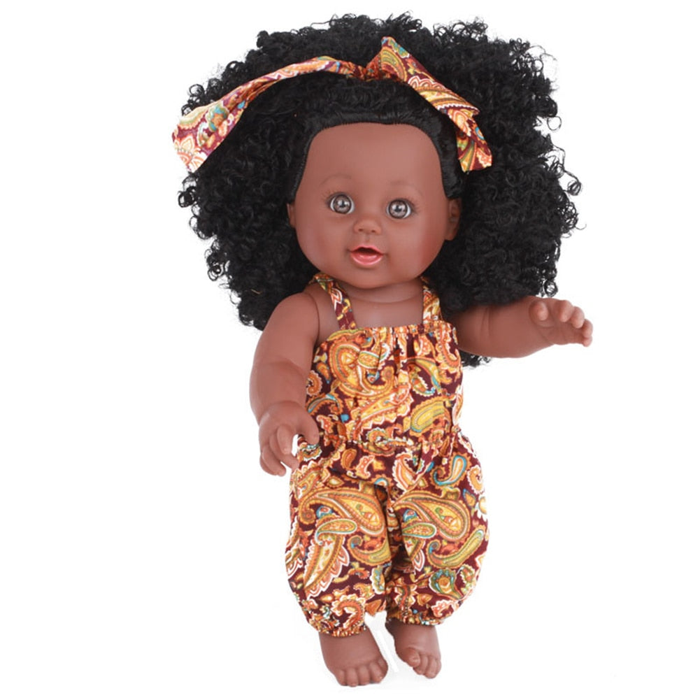 African American Reborn Doll-Black Lifelike Play Doll