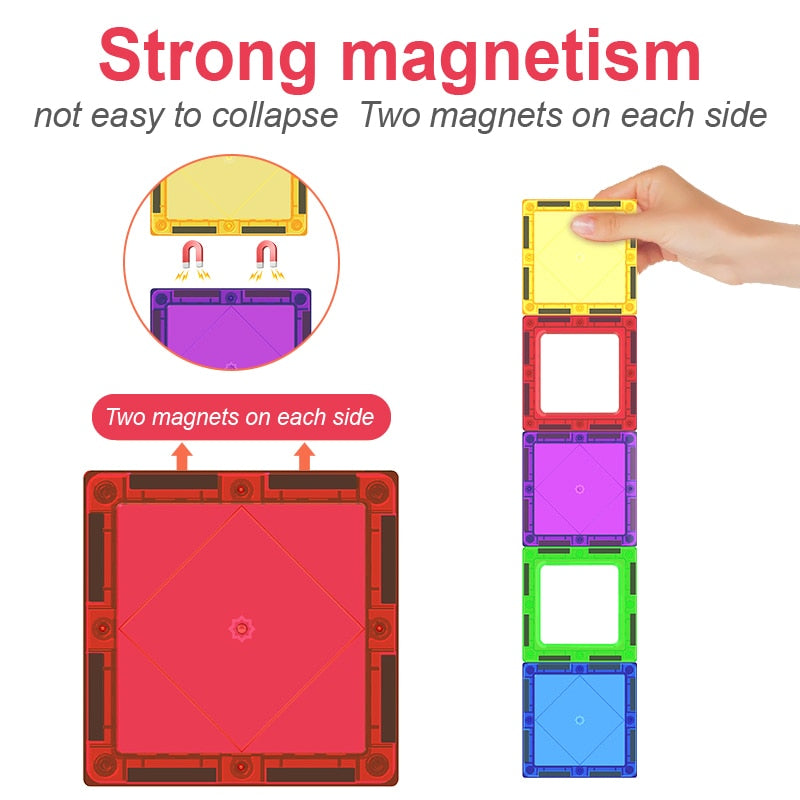 28pc-101pc Sets of Magnetic Construction-Building Tile/Blocks