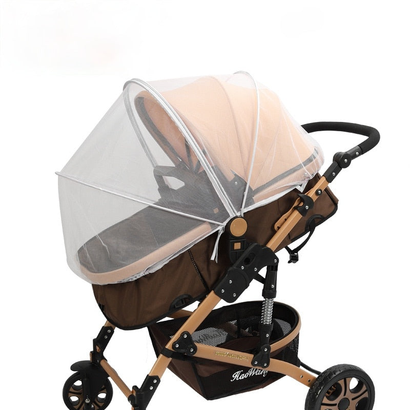 Zippered Mosquito Protection- Mesh Full Cover-Cribs, Carriage, Stroller