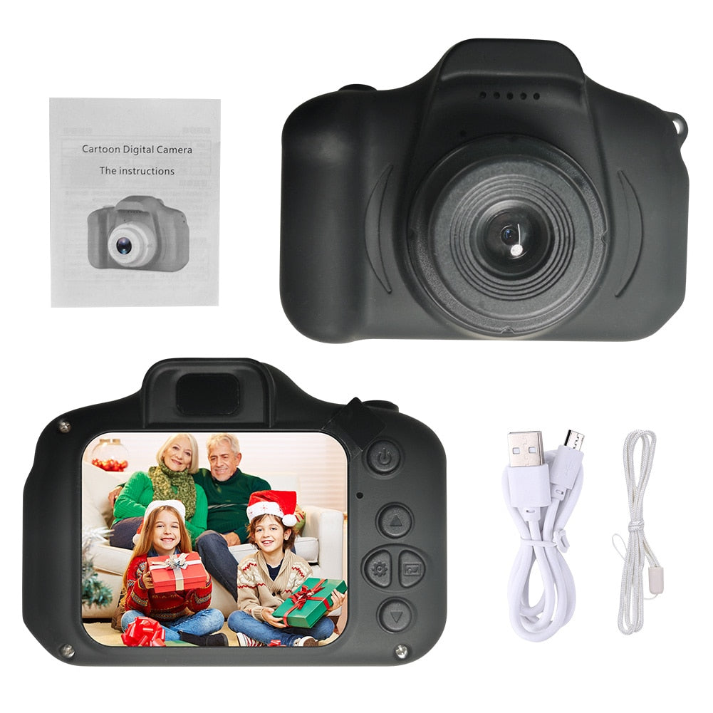 USB Kids Camera 2.0 inch-IPS Screen Mini HD 1080P