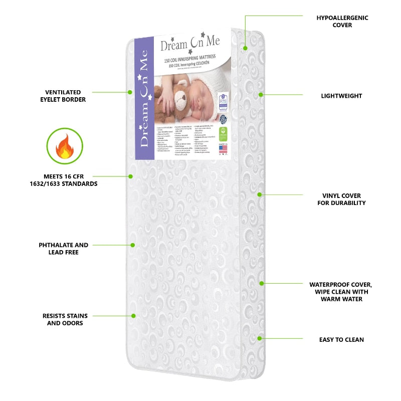 Juniper 150 Ultra Coil Crib & Toddler Bed Two-layer Mattress