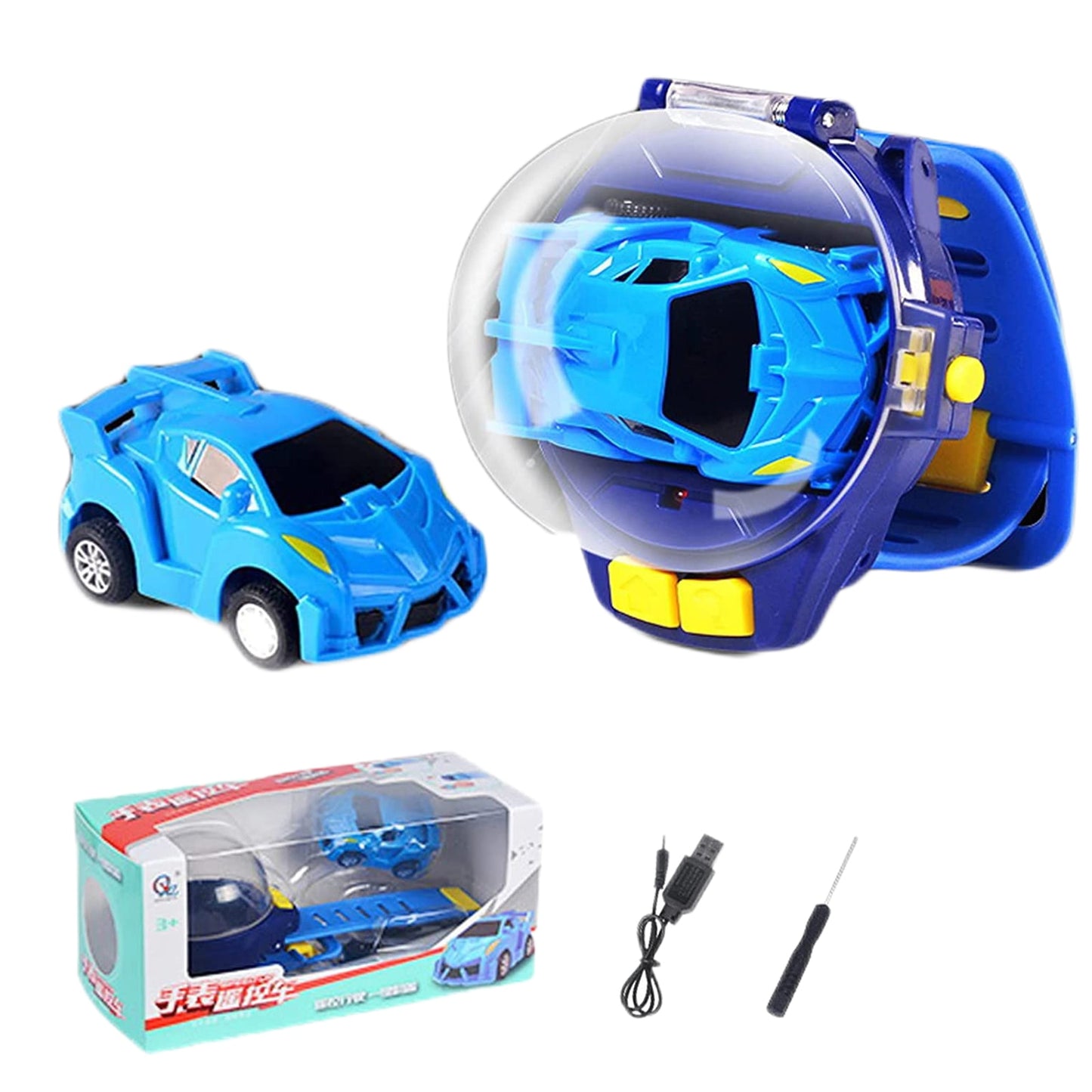 Children's Watch Remote Control Car Model-4 Color/Designs