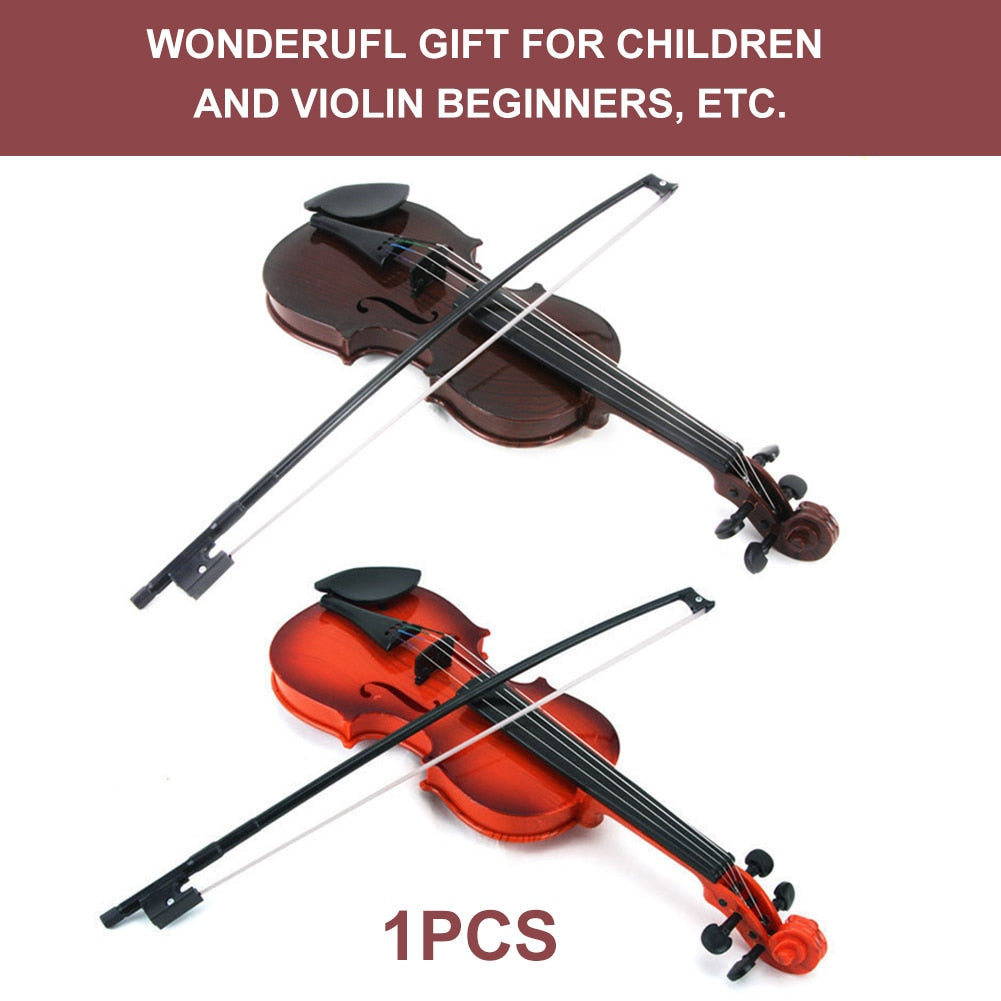 Acoustic Violin Toy-Adjustable Strings-Musical Beginner Instrument