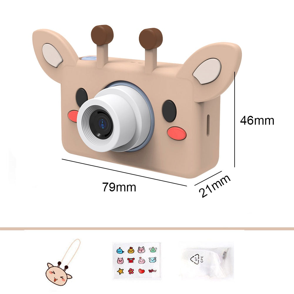 Mini Digital Camera-Multifunctional, USB Cable, 6 Animal Choices