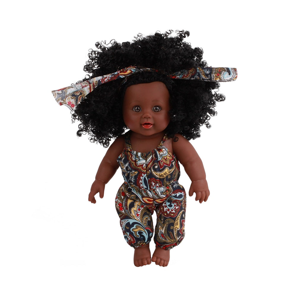 African American Reborn Doll-Black Lifelike Play Doll