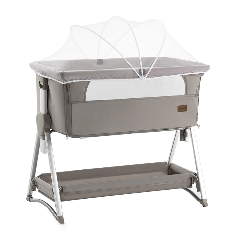 Baby Bedside Sleeper-Portable Folding Travel Baby Bed-Multifunction Crib