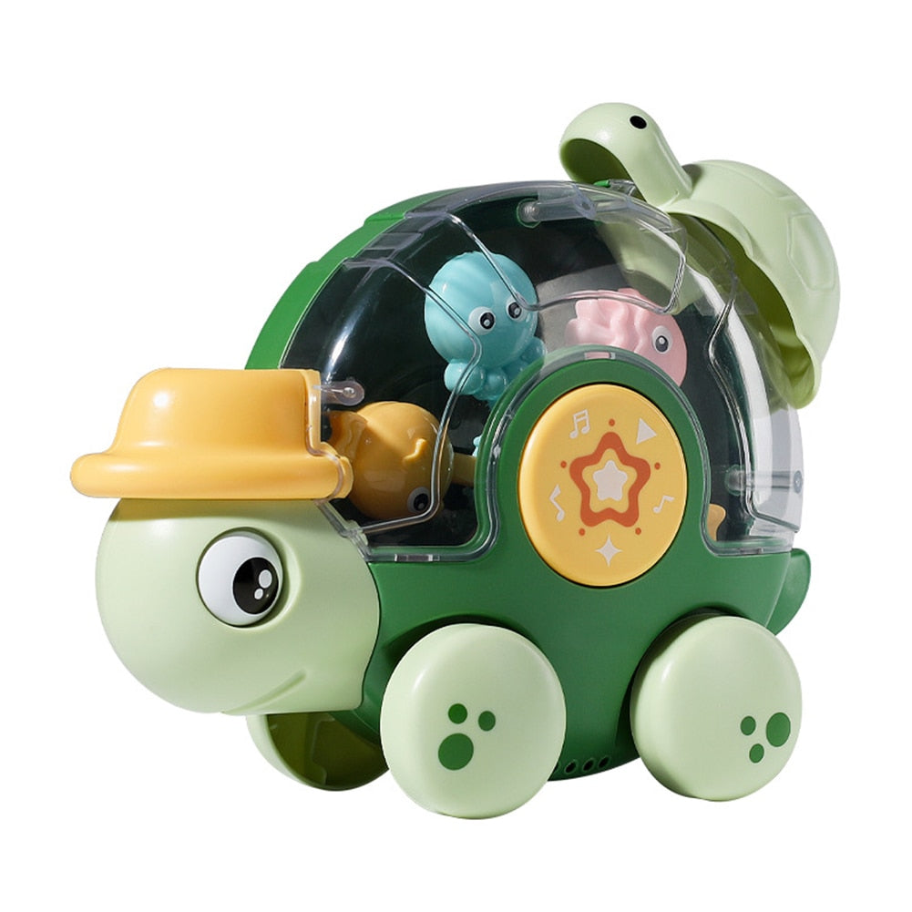 Tortoise Waterfall Toy-Bath Waterwheel with Suction Cup