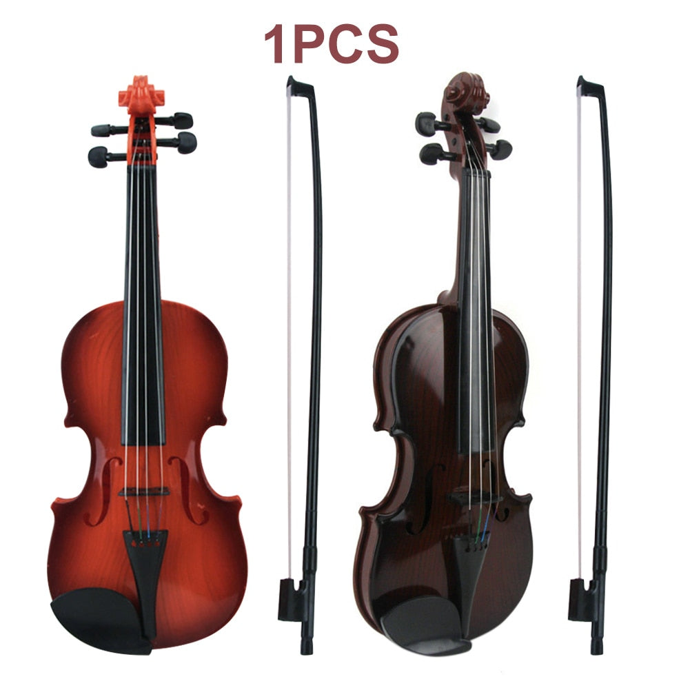 Acoustic Violin Toy-Adjustable Strings-Musical Beginner Instrument