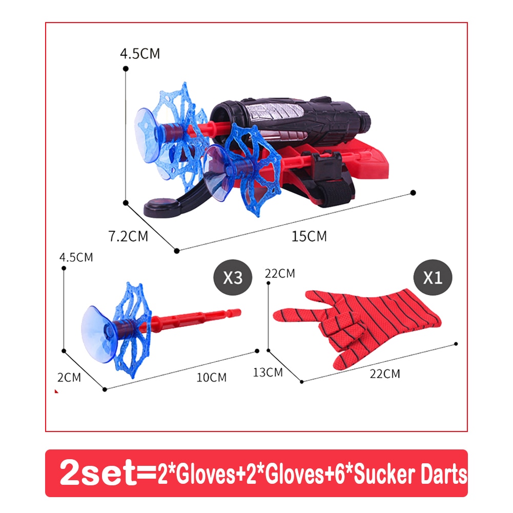 Glove Spiderman Hero Web Launcher Toy Wrist Set