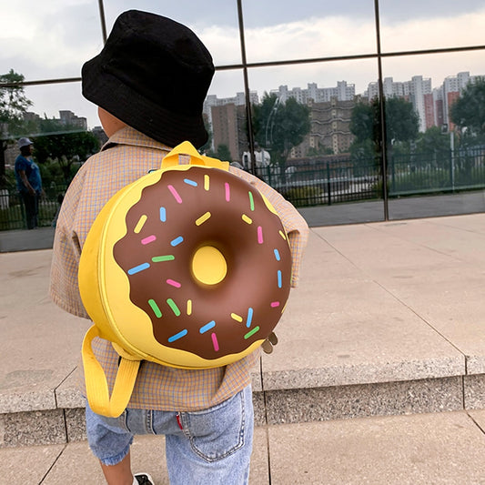 Toddler Donut Backpack-Adjustable Straps-4 Colors