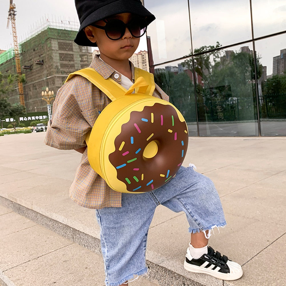 Toddler Donut Backpack-Adjustable Straps-4 Colors