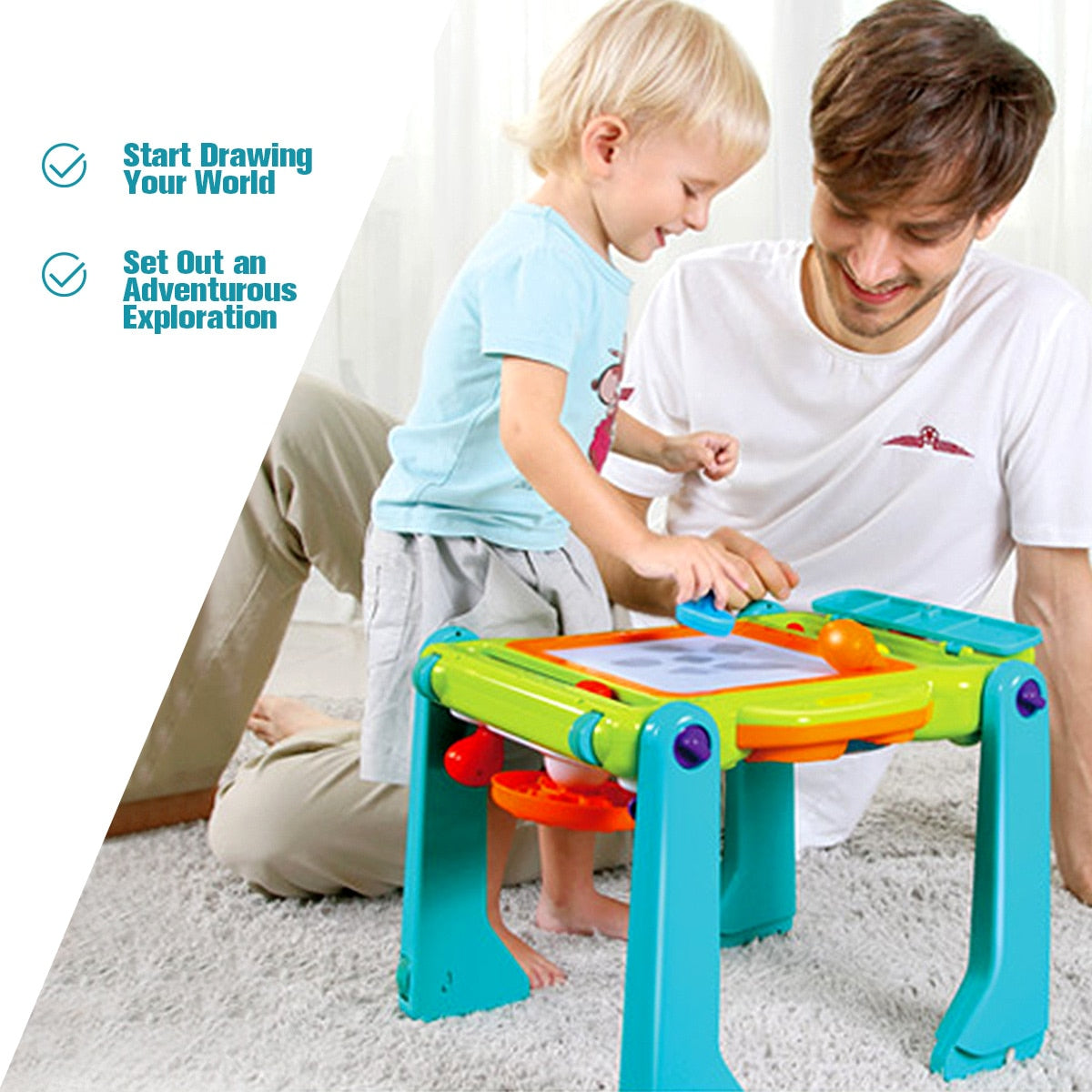 3 in1 Sit to Stand Learning-Walker-Activity Center