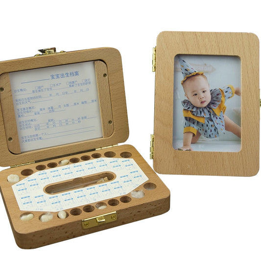 Baby Tooth Wooden Storage  Box