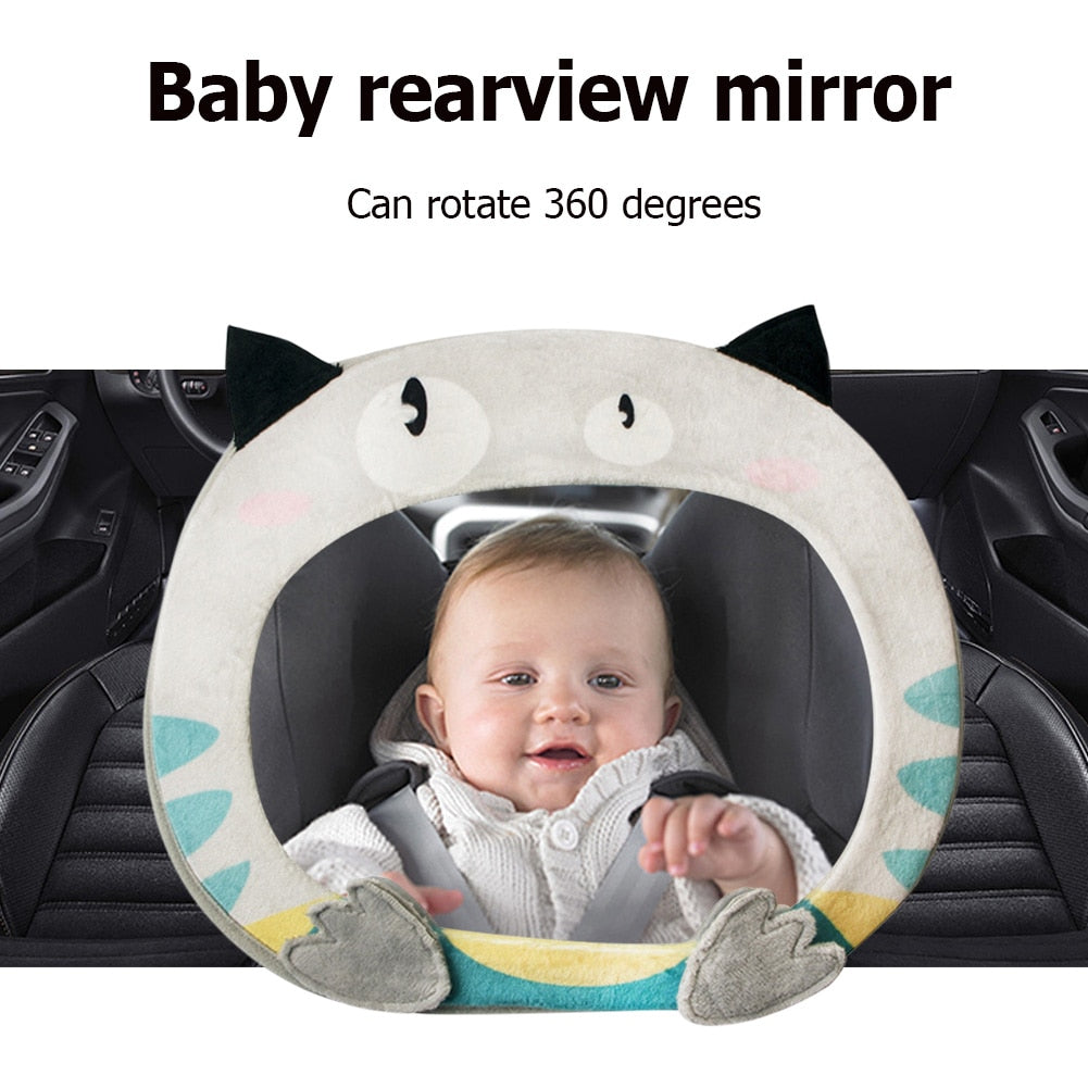 Cute Mirror-Easy View Back Seat Mirror-Baby Facing Rear Safety