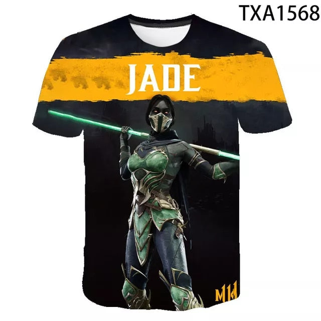 2023 NEW Kombat 3D T-Shirt Streetwear Short Sleeve-6 Prints