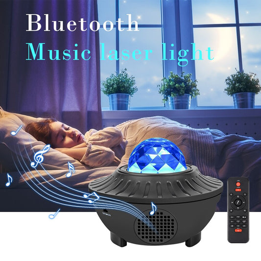 LED Star Galaxy Projector Starry Sky Night Light Bluetooth-Speaker