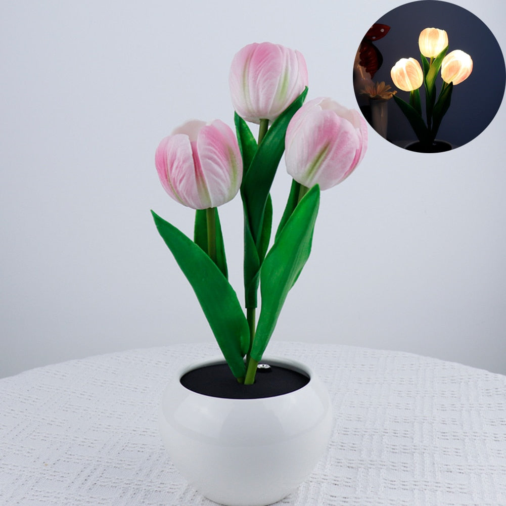 Tulips LED Night Light Dimmable