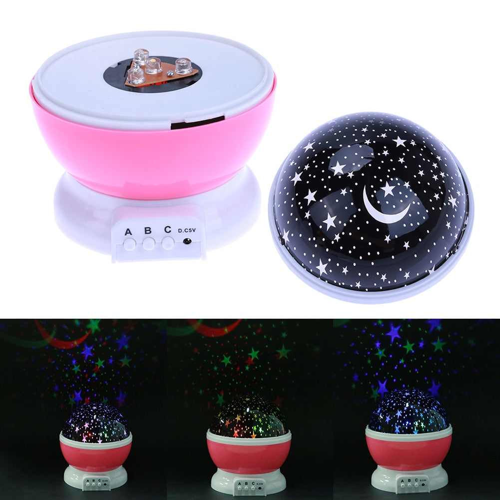 Galaxy Star Projector LED Night Light-Rotating Starry