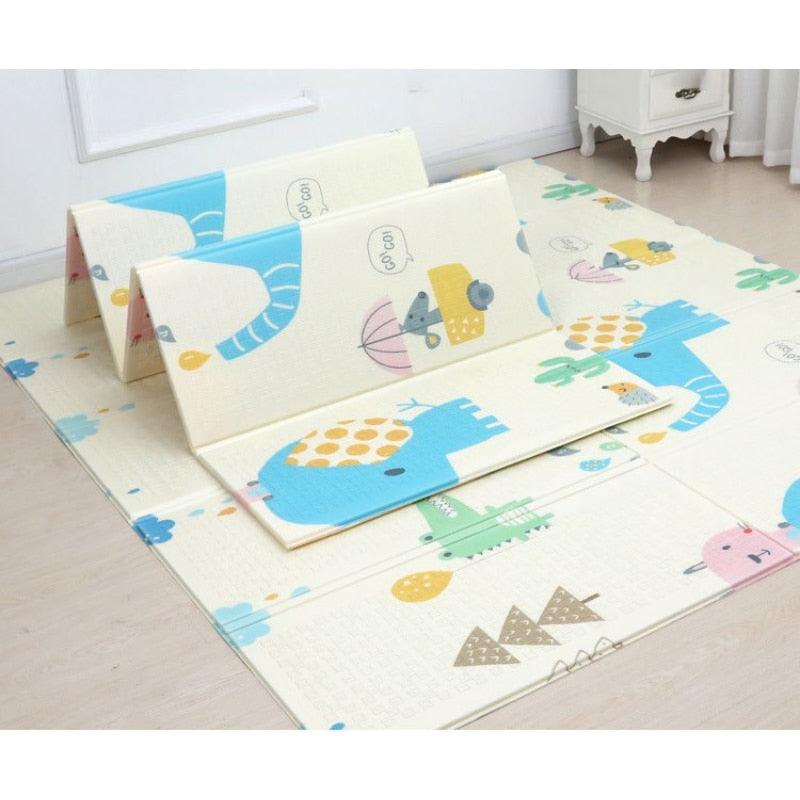 Foldable Baby XL Waterproof Cushioned Activity Playmats-Tummy Time Foam