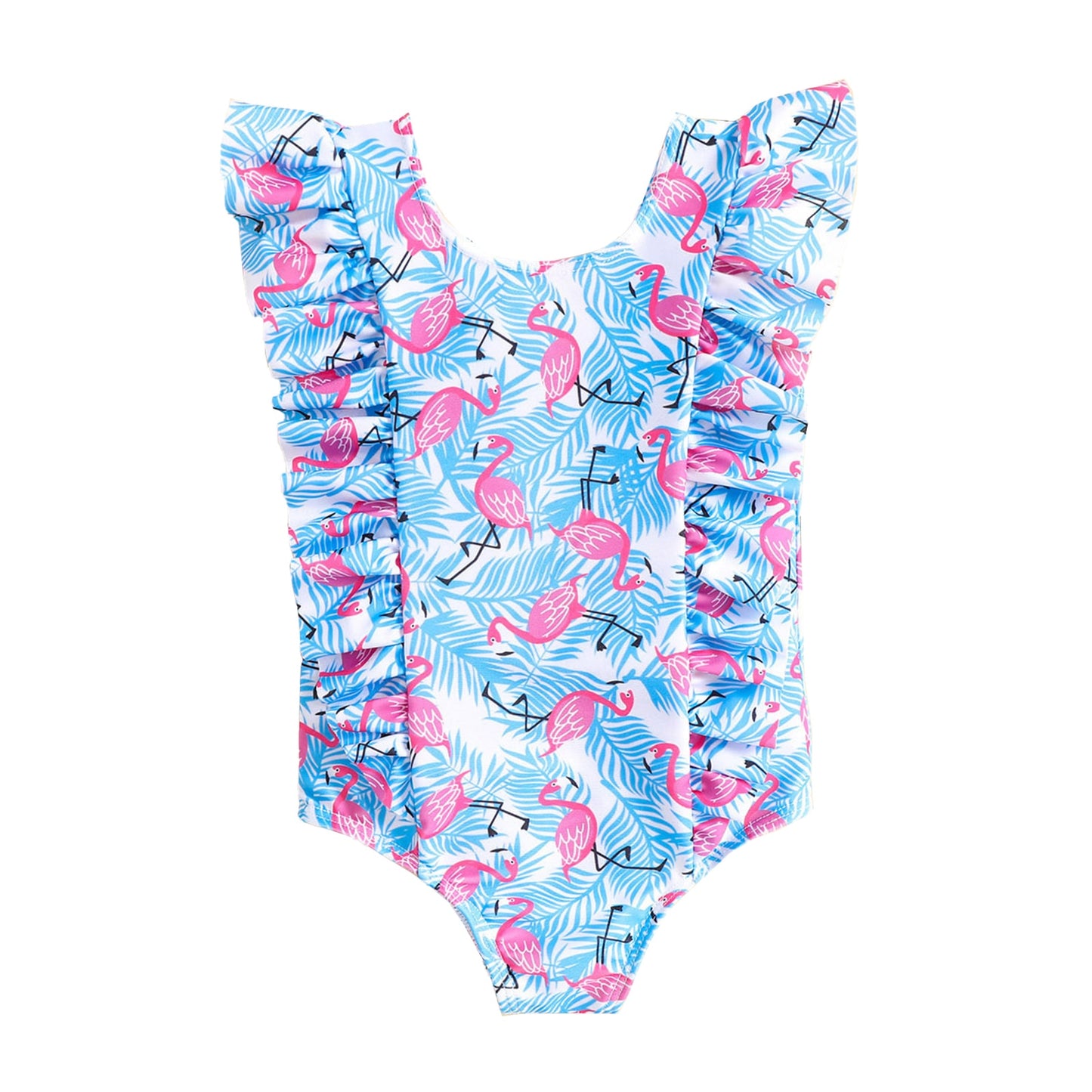 Summer 12m-5yr One Piece Swimsuits w/Ruffle  Baby-Toddler