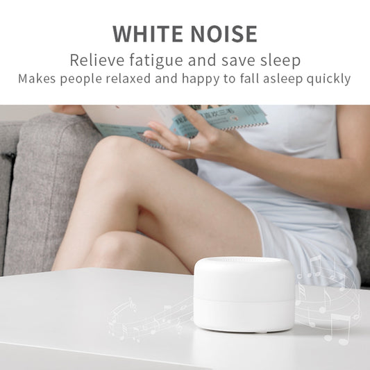 Sleep Relaxation for Baby w/ Night Light-White Noise Machine Portable Adjustable USB Rechargeable for Home Travel