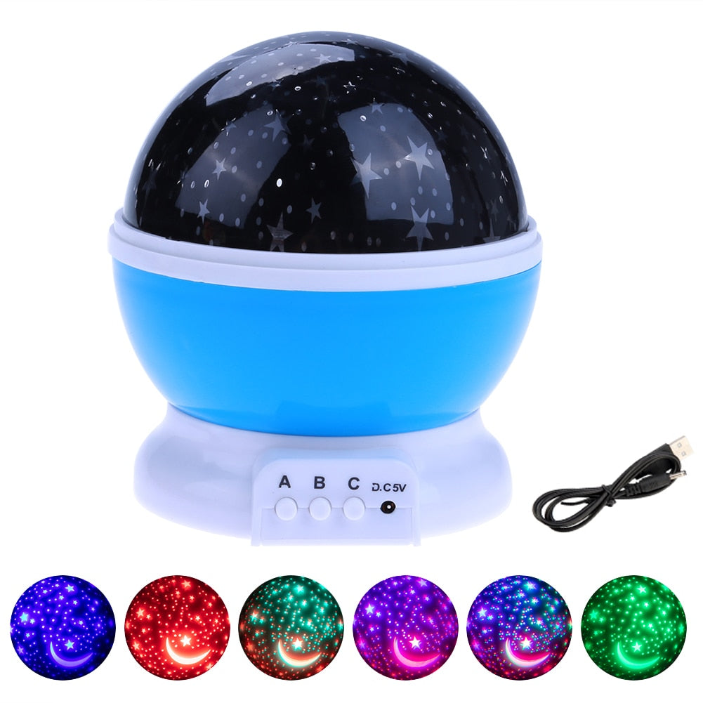 Galaxy Star Projector LED Night Light-Rotating Starry