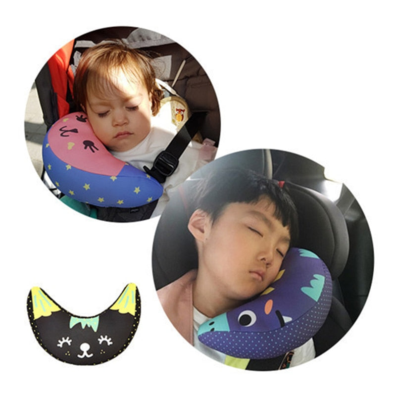 Headrest for Stroller, Car Set, Cushion Cotton Soft Neck Pillow 30X20cm