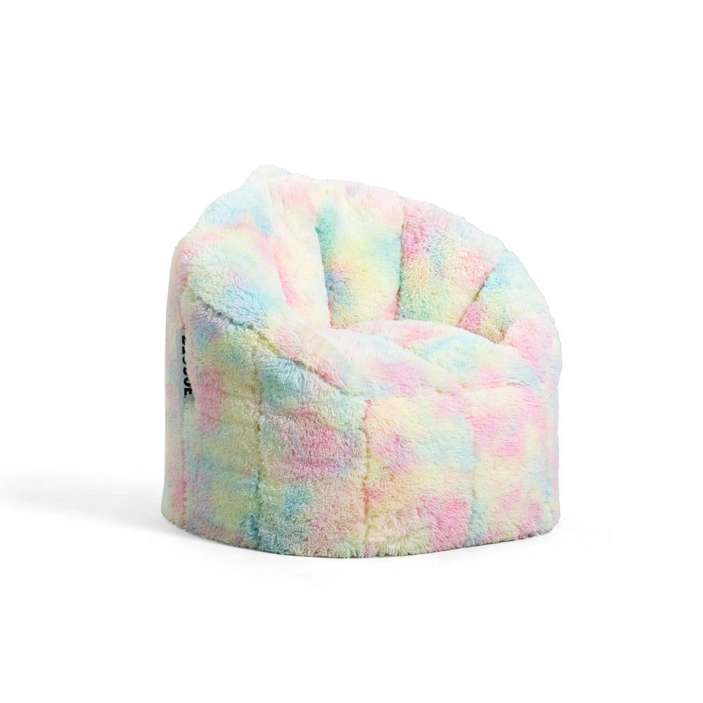 Big Joe Milano Bean Bag Chair, Plushie, 2.5ft, Unicorn Rainbow Colors