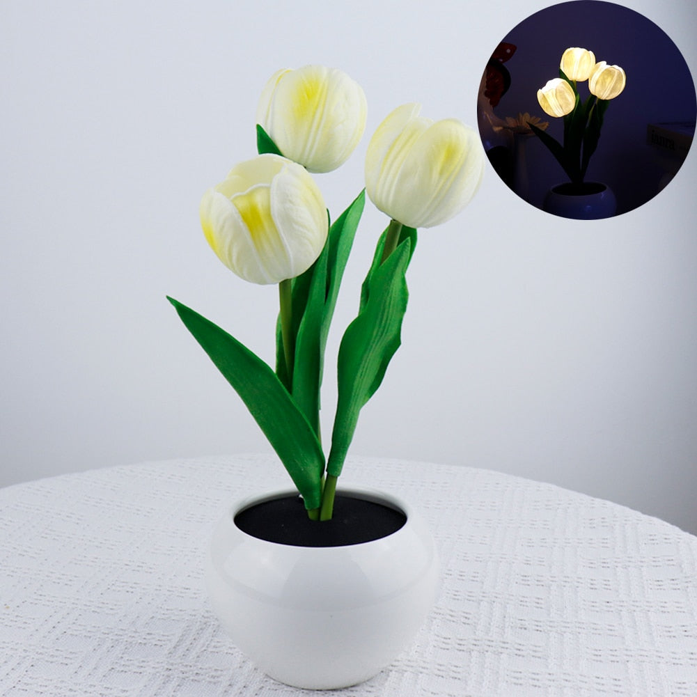 Tulips LED Night Light Dimmable