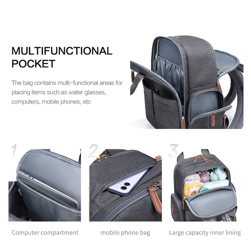 Diaper Bags Large Capacity Backpack Multi-Function