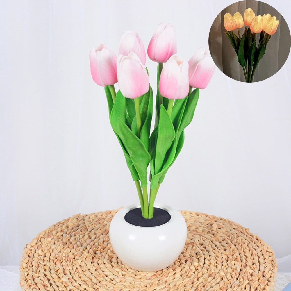 Tulips LED Night Light Dimmable