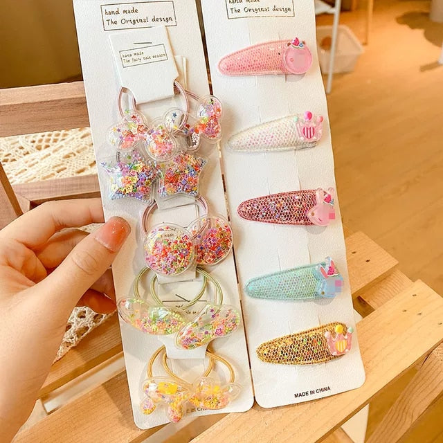 Kids Decorative Hairpins Pcs/Set -Handmade