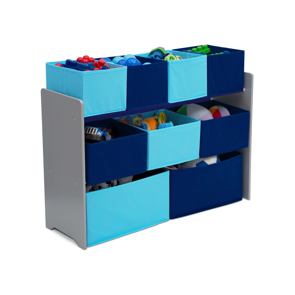 Children Deluxe Multi-Bin Toy Organizer w/ Storage Bins