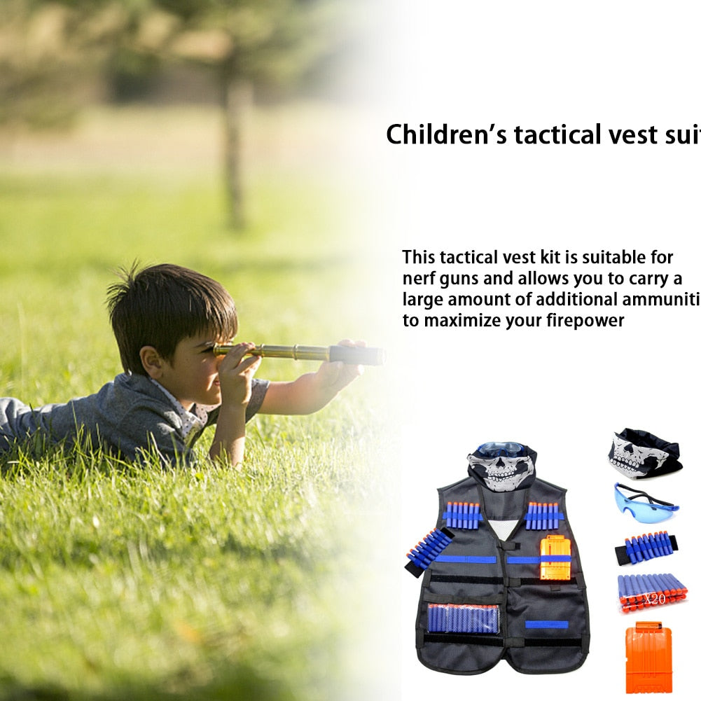 Kids 1 Vest Kit for Nerf N-Strike Elite-Protective