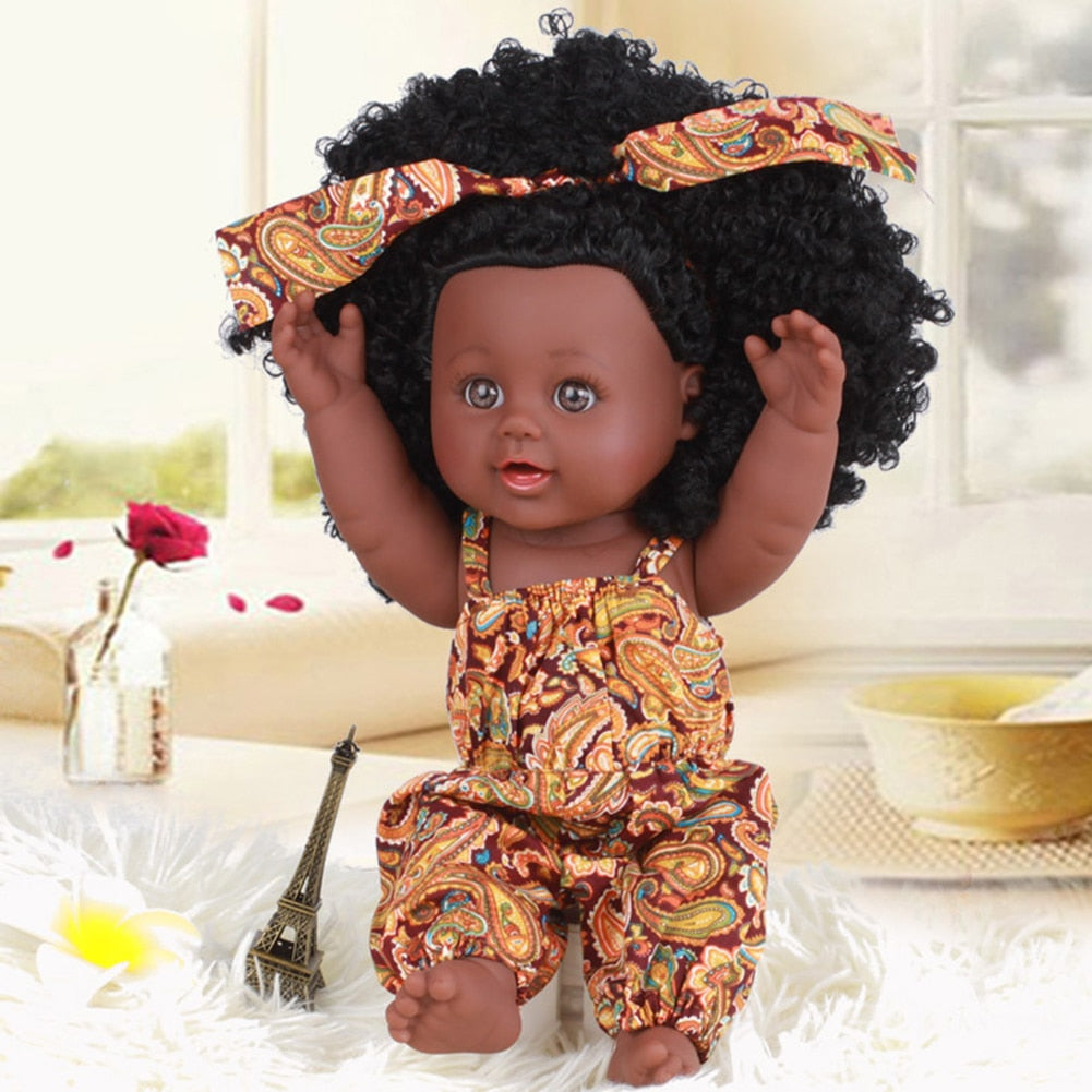 African American Reborn Doll-Black Lifelike Play Doll