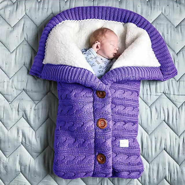 Polar Fleece Infant Swaddle Sleeping Bag