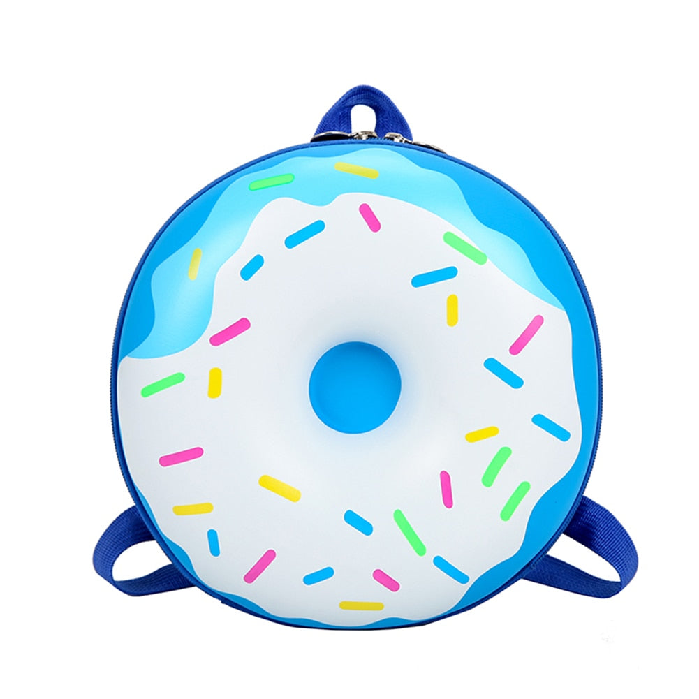 Kids Cartoon Backpack 3D  Anti-loss Traction Rope