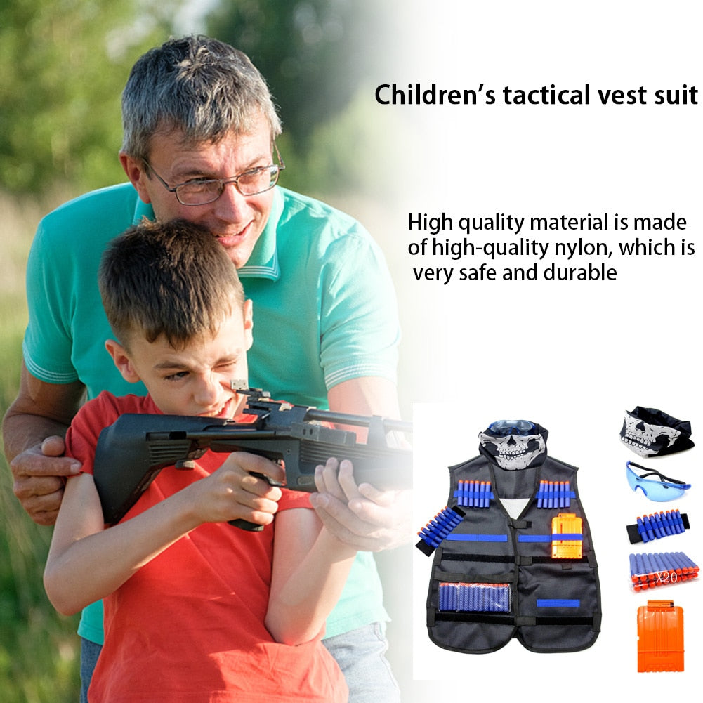 Kids 1 Vest Kit for Nerf N-Strike Elite-Protective