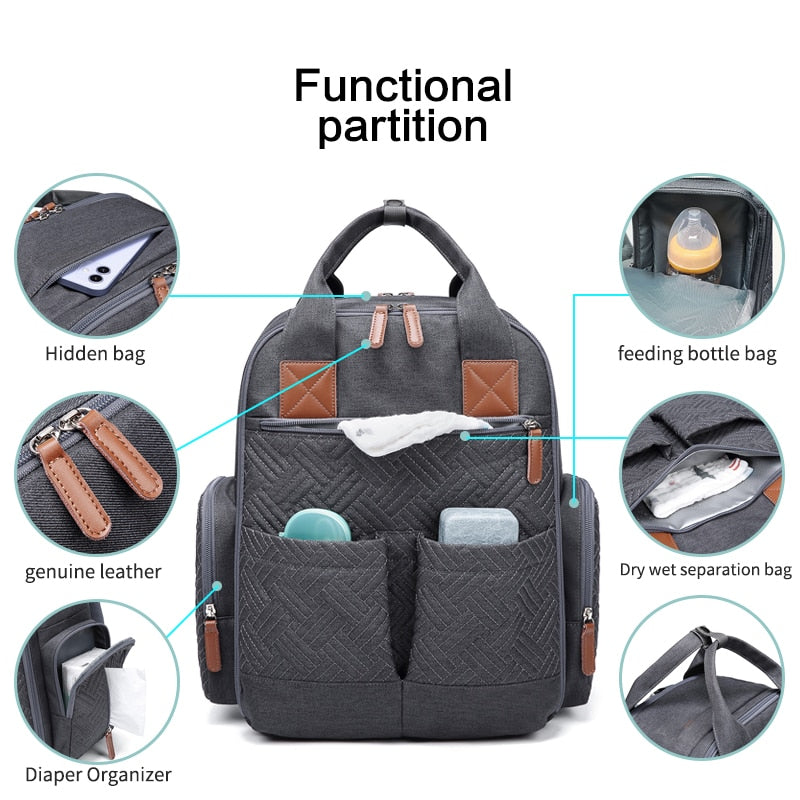 Diaper Bags Large Capacity Backpack Multi-Function