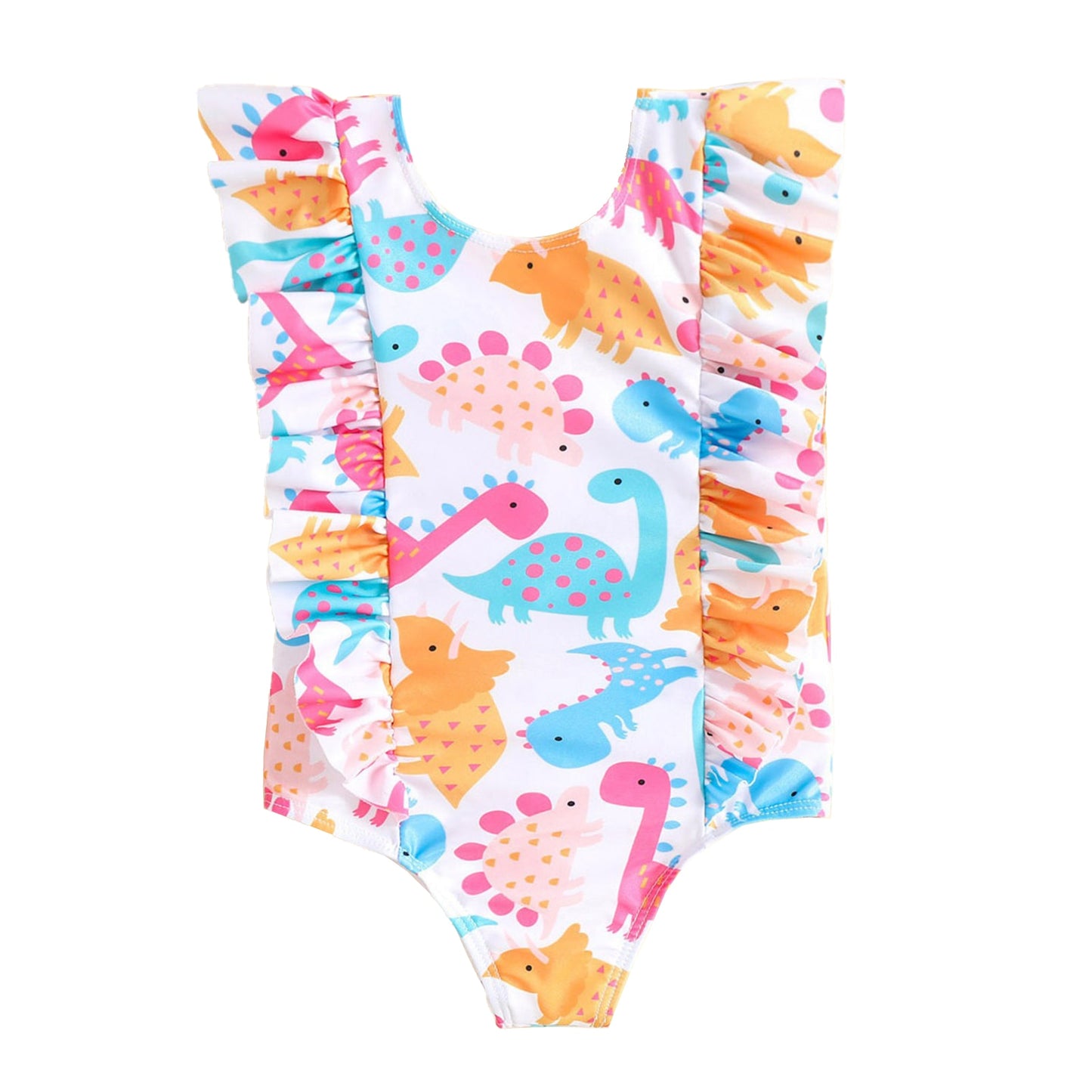 Summer 12m-5yr One Piece Swimsuits w/Ruffle  Baby-Toddler