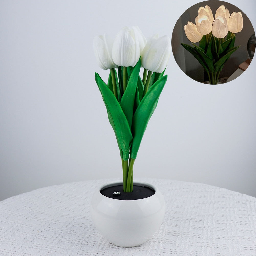 Tulips LED Night Light Dimmable