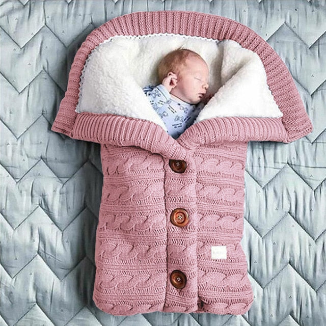 Polar Fleece Infant Swaddle Sleeping Bag