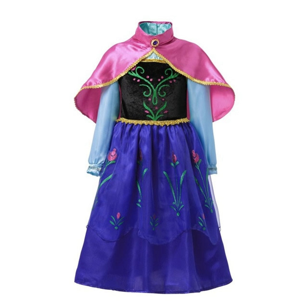 Dresses-Disney Princess Frozen Costumes, Anna, Elsa , Aurora.