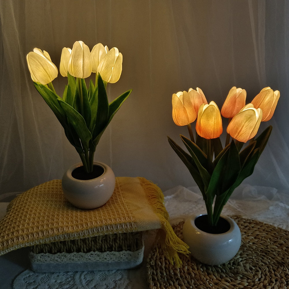 Tulips LED Night Light Dimmable